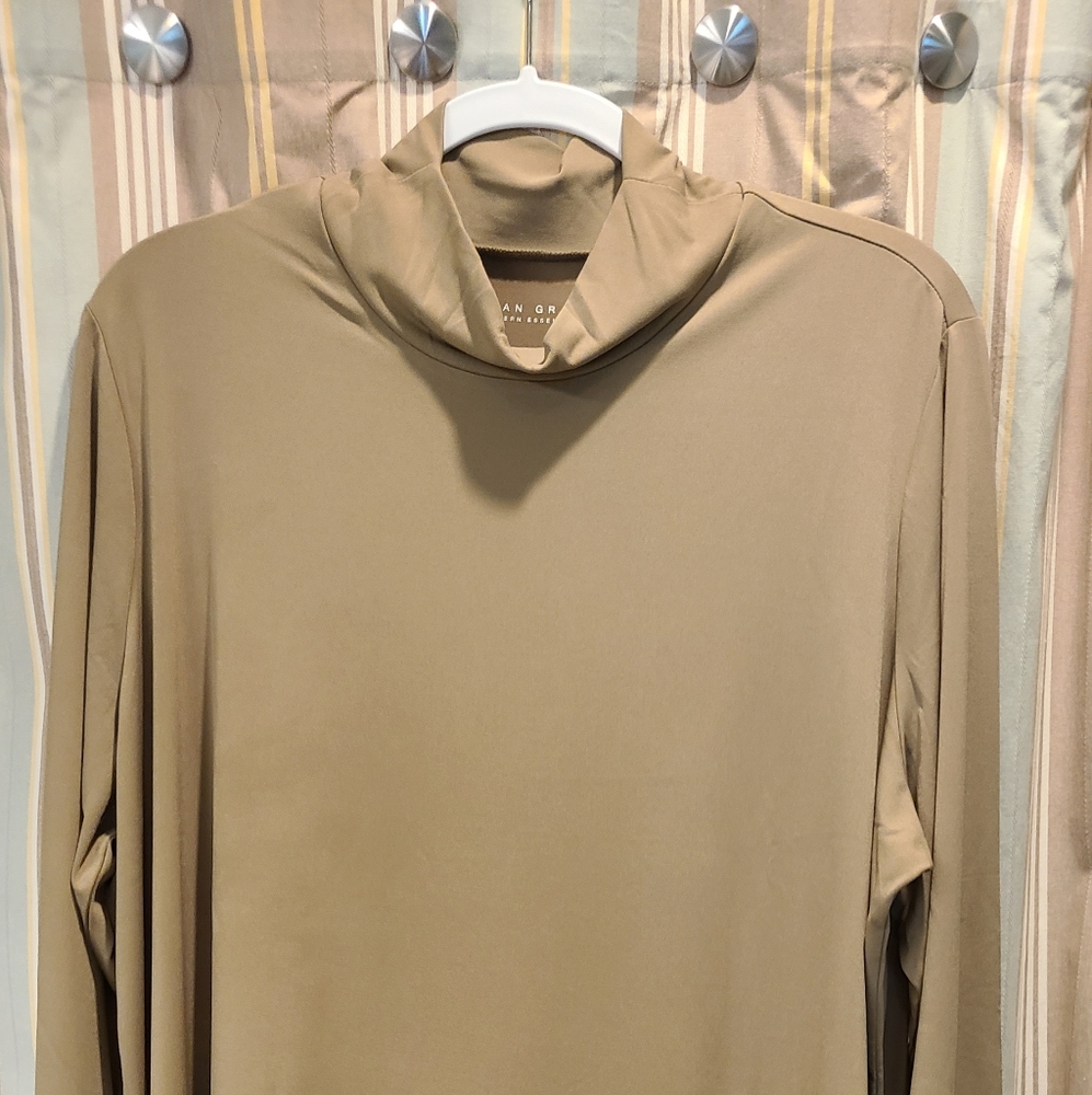 Susan Graver Mock Neck Tunic